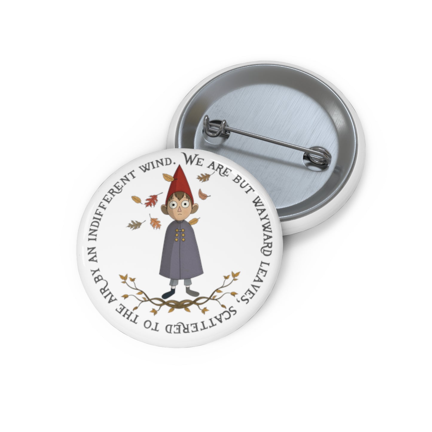 Wirt "Wayward leaves" Pin 2 sizes