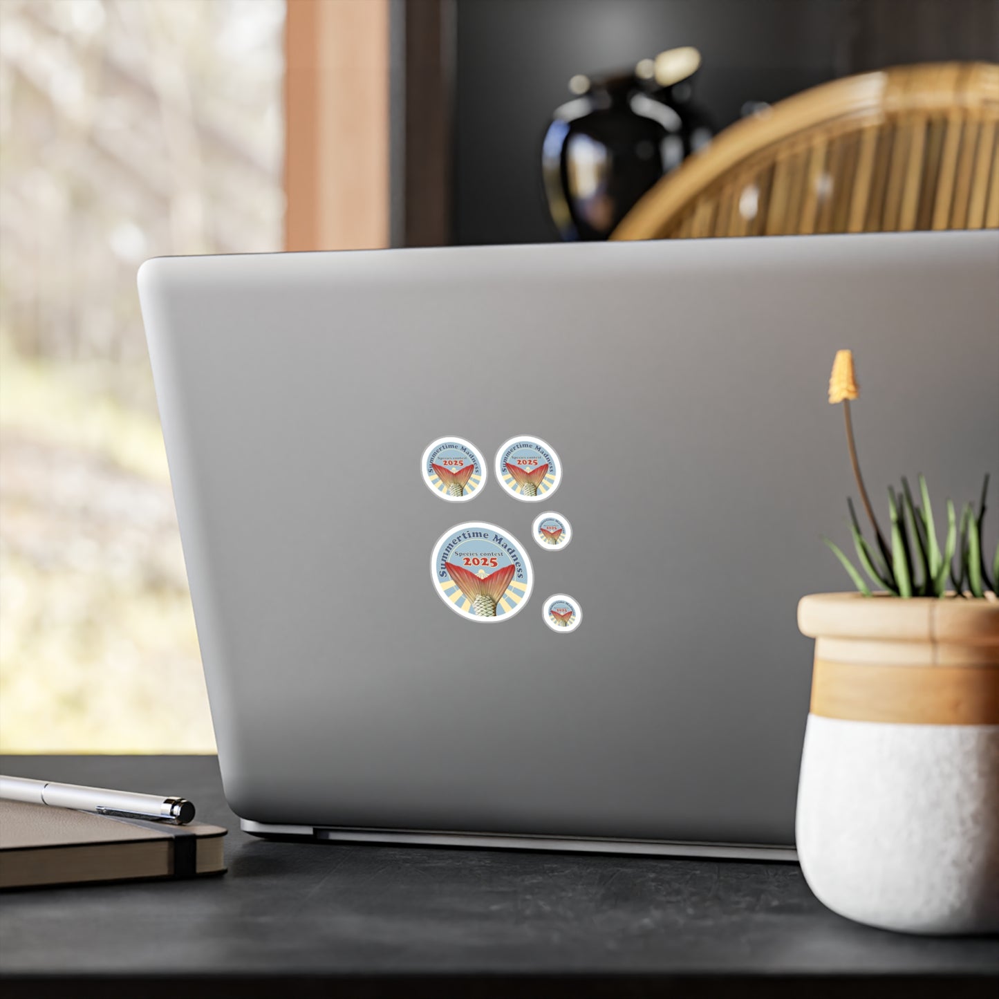 Summertime madness contest stickers