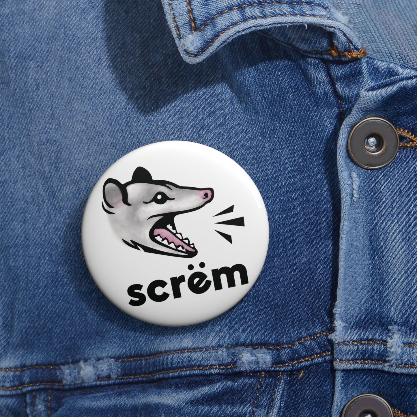 "Scrëm" Pin 2 sizes