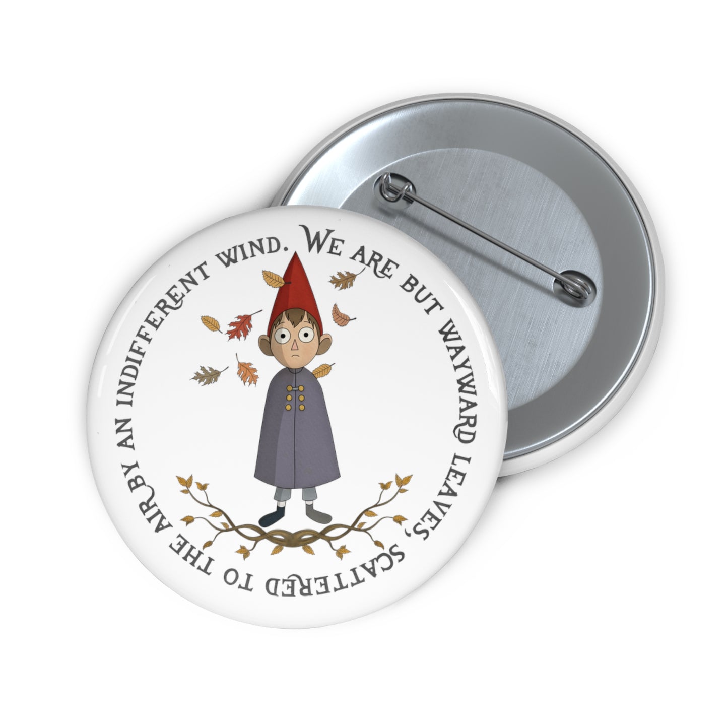 Wirt "Wayward leaves" Pin 2 sizes