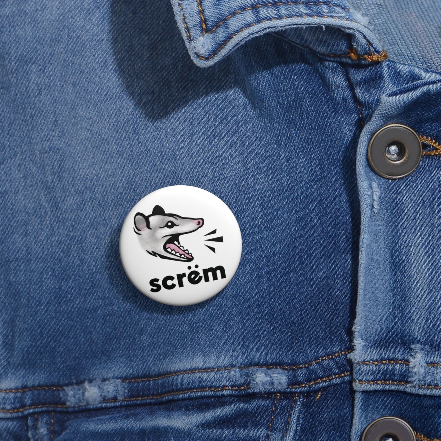 "Scrëm" Pin 2 sizes