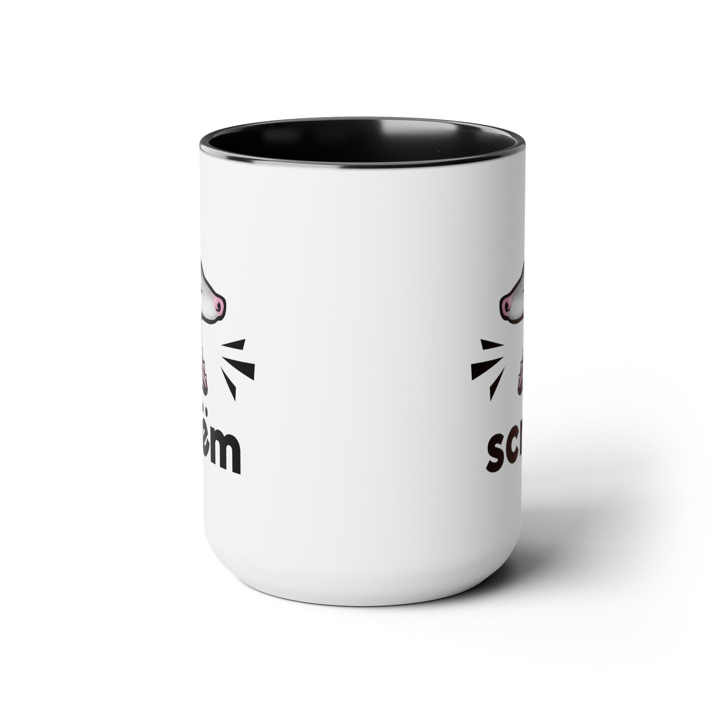 "Scrëm" Opossum mug (Pink or Black)