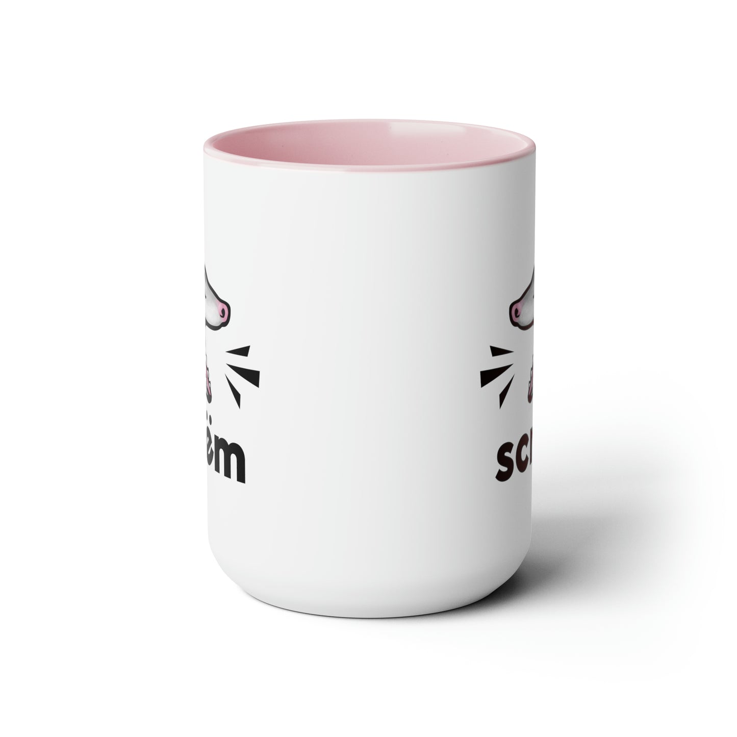 "Scrëm" Opossum mug (Pink or Black)