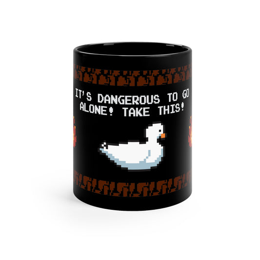 11oz "Its dangerous to go alone" mug featuring Petra