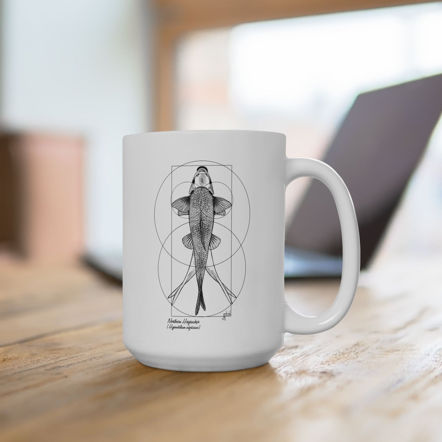 Vitruvian Hogsucker Mug 15oz