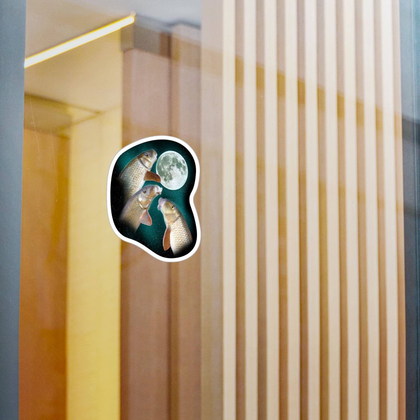 3 redhorse moon sticker