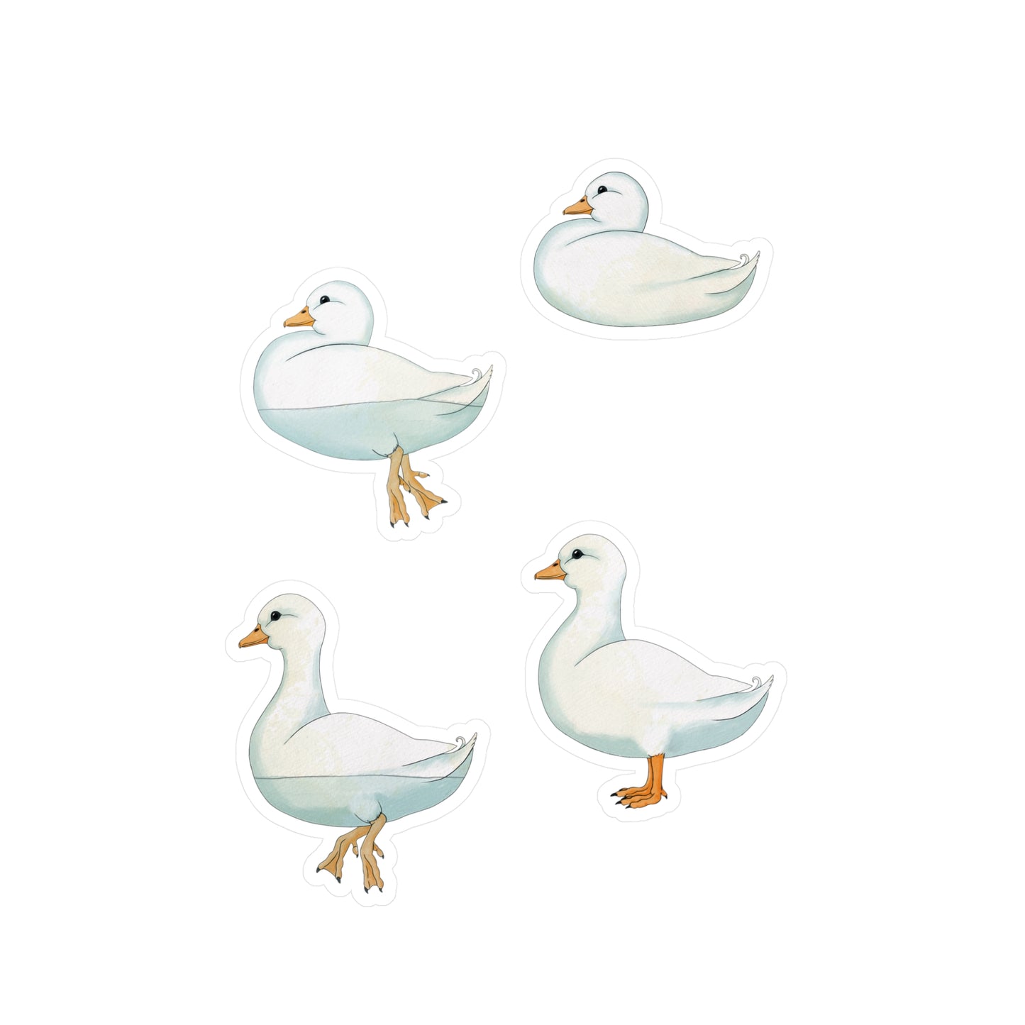 Call duck stickers