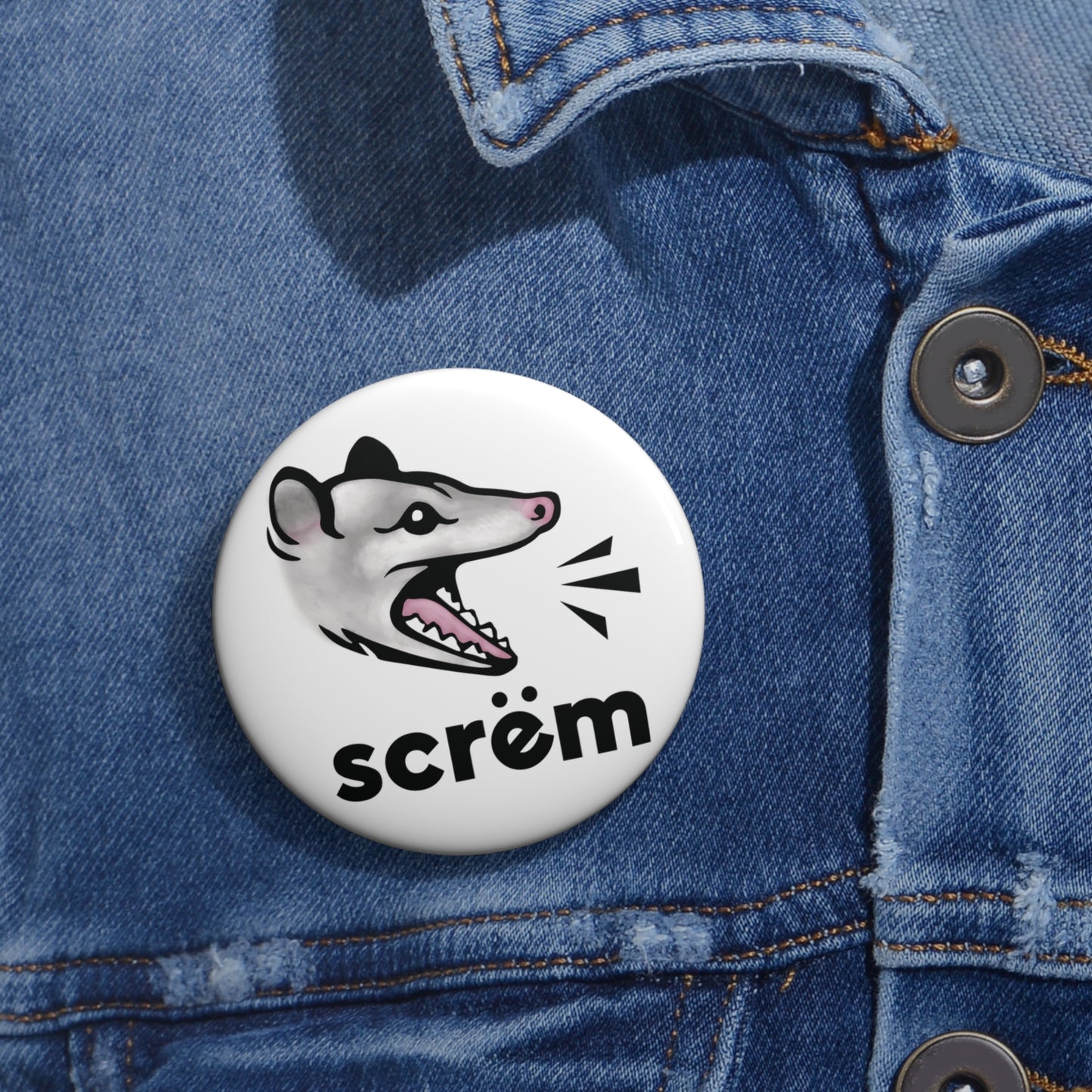 "Scrëm"  Pin 2 sizes