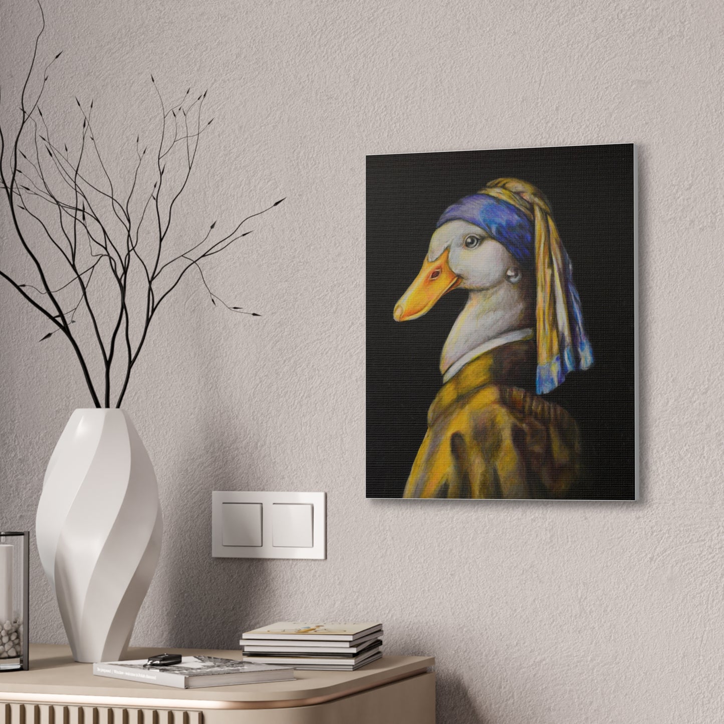 "Pekin with the pearl earing" Canvas print